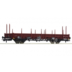 Roco 76689 - Wagon platforma z kłonicami PKP, typ Ks